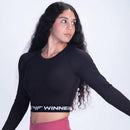 Winnerforce Women Olenna  Long Sleeve Crop Top