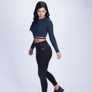 Winnerforce Women Olenna  Long Sleeve Crop Top