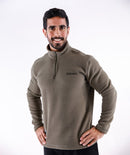 Columbus Men's 1/4 Pull Over Soldier Army Green