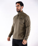 Columbus Men's 1/4 Pull Over Soldier Army Green