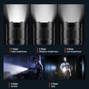 USB Rechargeable Flashlight GT50 Black