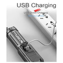 Smiling Shark Telescopic Focusing Three-gear Bright LED Flashlight