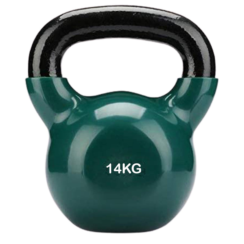 1 Piece Kettlebell Vinyl Green 14kg