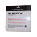 Golds Gym Knee Wraps Performance Weightlifting White
