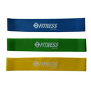 Fitness Factory Resistance Band Set of 3 - Light, Medium & Heavy