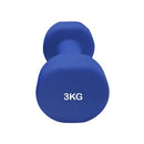 1 Piece Neoprene Dumbbell Blue