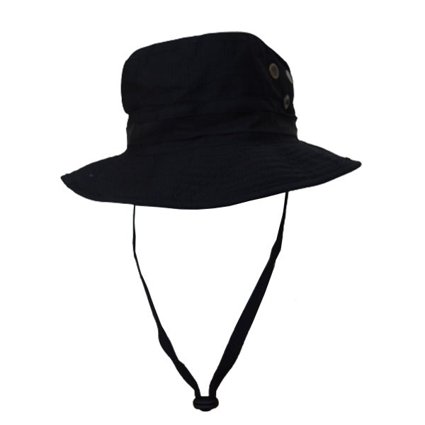Unisex Hiking Brimmer Black Hat