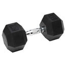 1 Piece Hex Rubber Coated Dumbbell