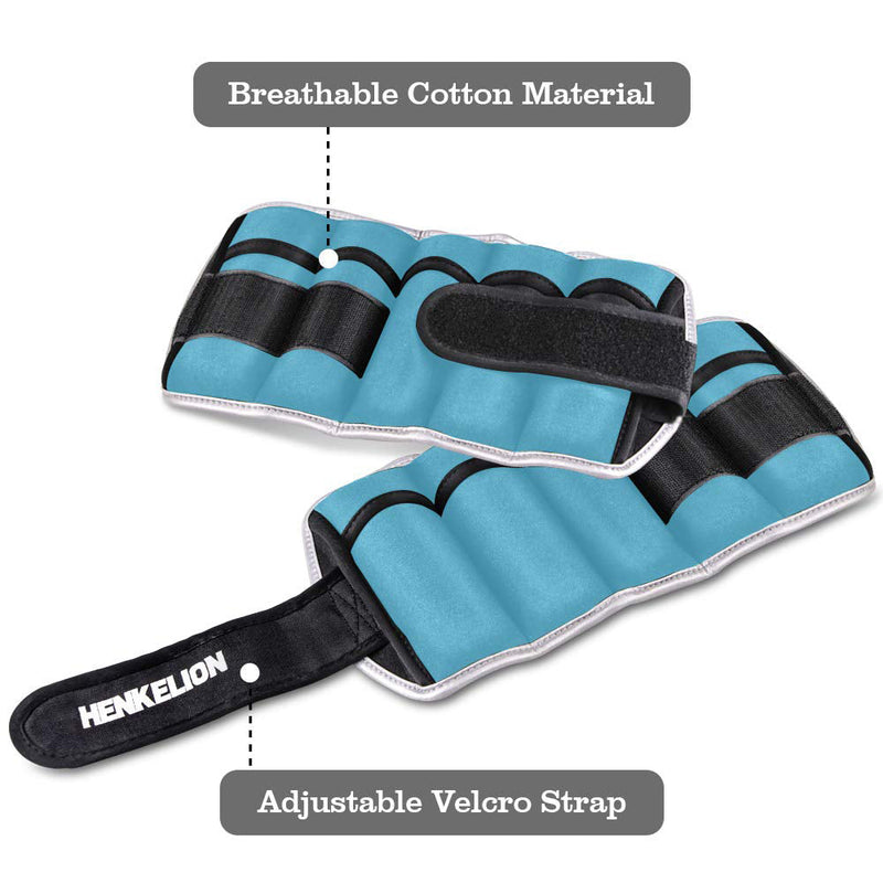 Henkelion Adjustable Ankle / Wrist Weight 4.5 KG  ( 2 x 2.25 KG Each Leg / Wrist )