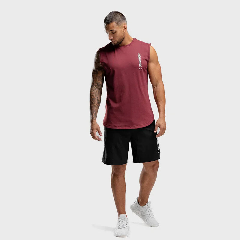 SQUATWOLF Men's Warrior Cut-Off Tank