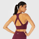 SQUATWOLF Women Infinity Zip Up Workout Bra