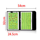 Football Coaching Board Soccer Coaches Clipboard Tactical Magnetic Board Kit with Dry Erase,