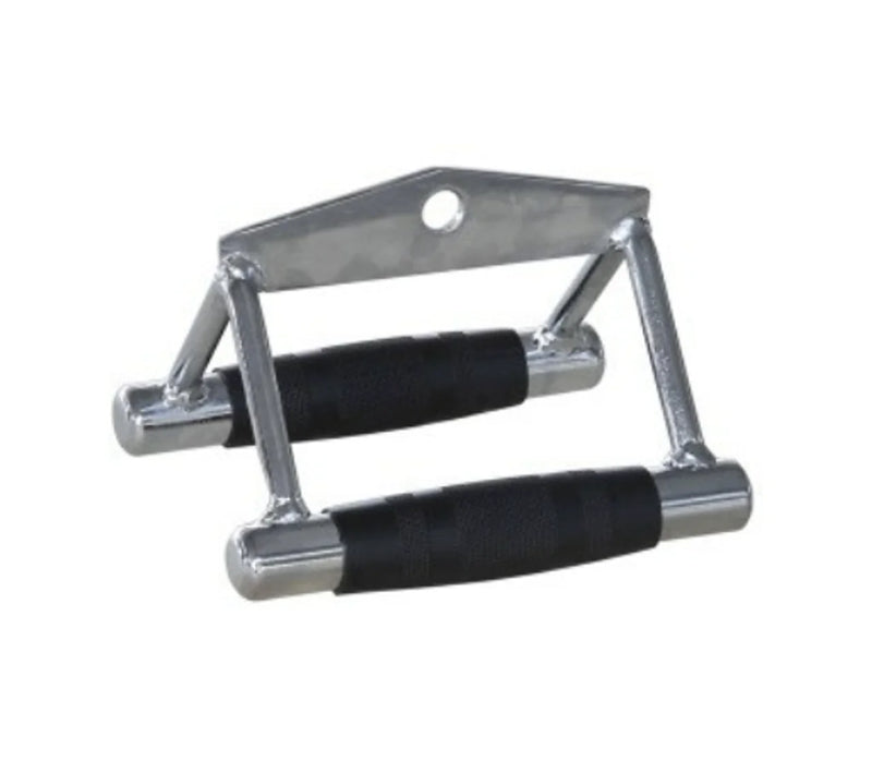 14 cm Double D Handle with Rubber Handgrips Exercise Machine Attachment