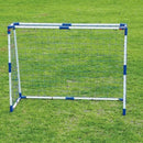 Outdoor Play Pro Soccer Goal (6Ft) Unisex Outdoor White/Blue Set of 2