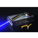 Gold 450nm 2W Most Powerful Military Flashlight Burning Laser Pointer