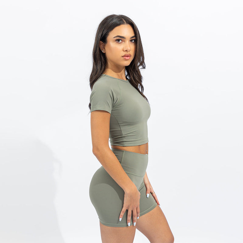 Quwati Women Power Crop Tee