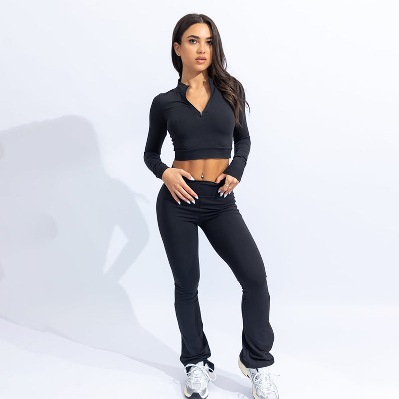 Quwati Women Power Classic Split Hem Leggings
