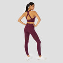 SQUATWOLF Women Infinity Zip Up Workout Bra